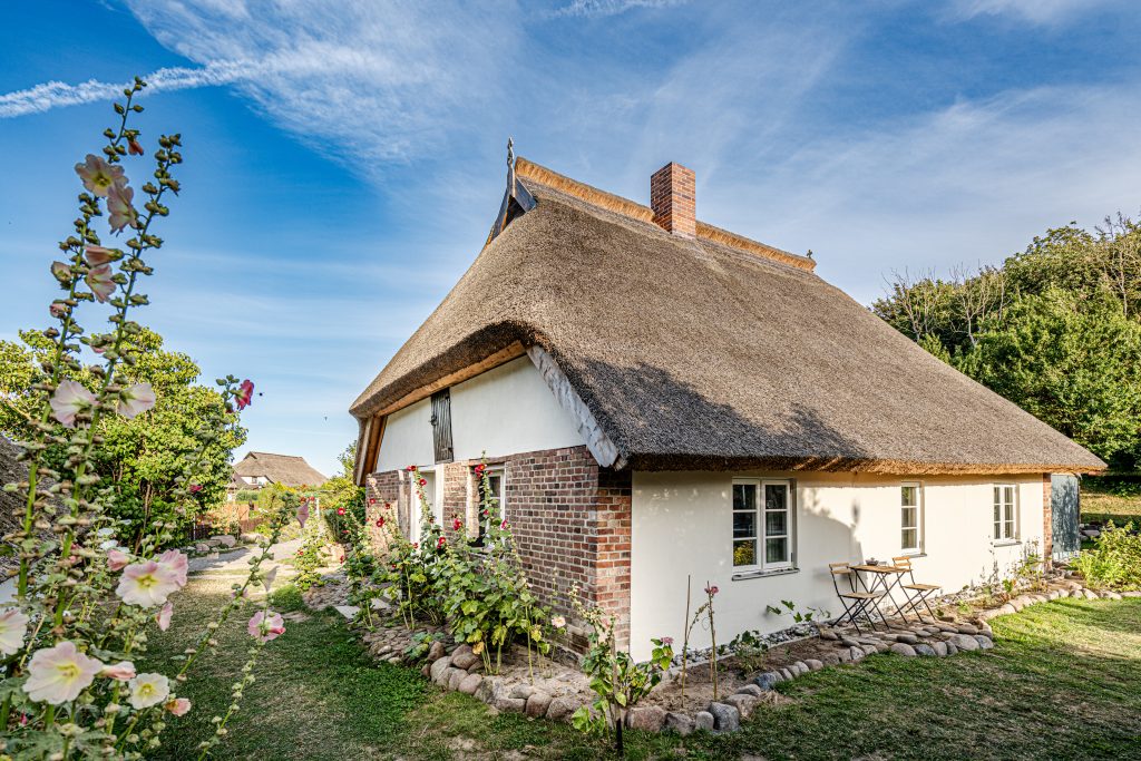 Reetgedecktes Ferienhaus in Vitt